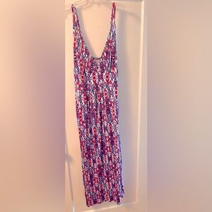An empire waist maxi dress with some stretch for comfort